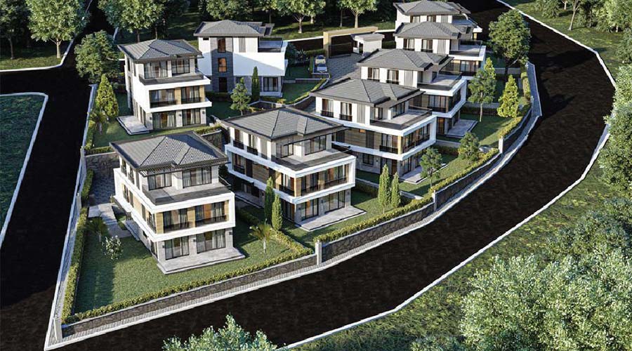 Villas for sale in Istanbul, Bahcesehir district - Damas Group Real Estate D249 01