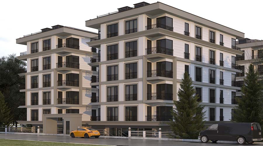 Apartments for sale in Istanbul Bakirkoy district - Damas Group D010 01