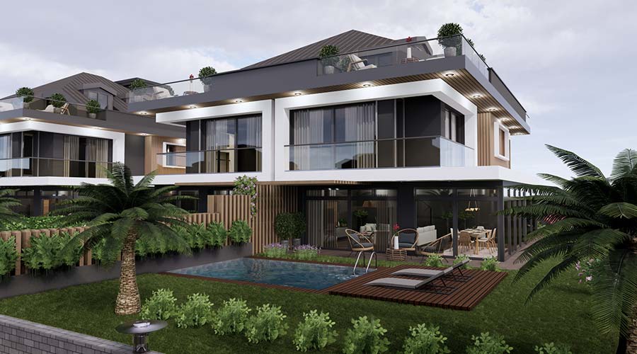  Villas for sale in Istanbul, Beylikduzu district - Damas Group D043. 02