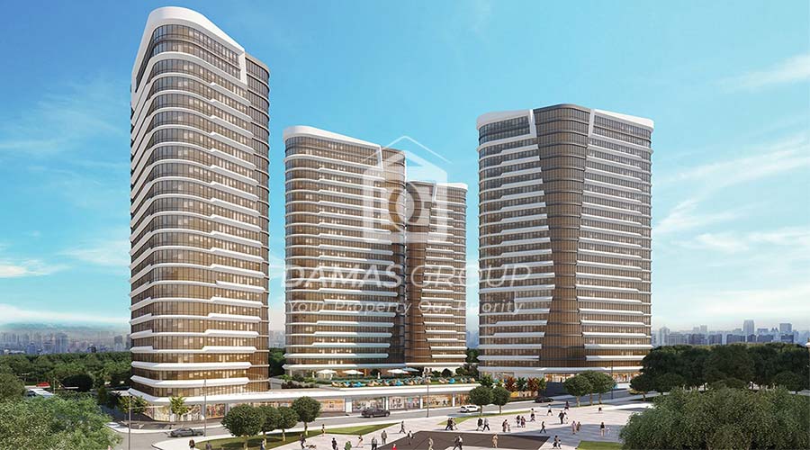شقق للبيع بجانب المترو والمتروبوس في اسطنبول منطقة كارتال - داماس جروب العقارية D139 05