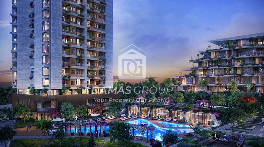 Apartments for sale in Istanbul, an urban area - Damas Group D018 06