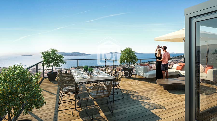  Apartments for sale with sea views in Istanbul, Kartal district - Damas Group Real Estate D290 07